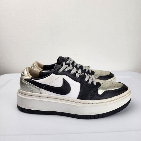 Nike Air Jordan 1 Elevate Low Metallic Silver Toe DQ8561-001 Women's Size 8 - Picture 10 of 16